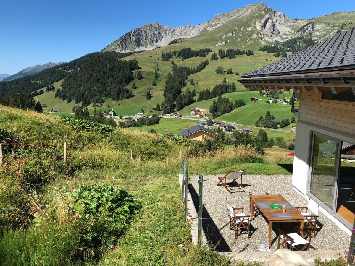 Alpine Dream Chalet With Spa Close To Lake Geneva Les Mosses Buitenkant foto
