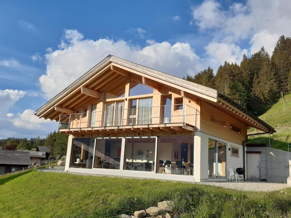 Alpine Dream Chalet With Spa Close To Lake Geneva Les Mosses Buitenkant foto